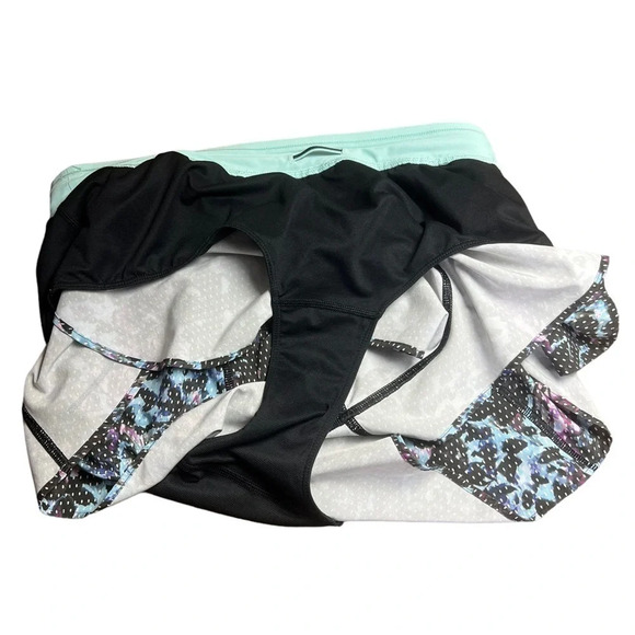 Lululemon Womens Split Second Short In Floral Sport Tranquil Blue Multi Size 6 - Picture 6 of 11